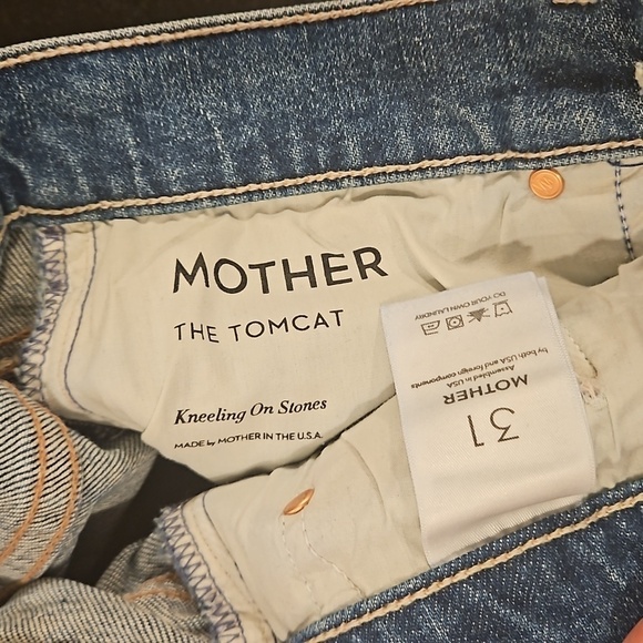 💕MOTHER SUPERIOR💕 The Tomcat Jeans ~ Kneeling On Stones 31 NWOT - Picture 15 of 16